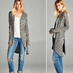 NWOT Long Cardigan with Side Slit